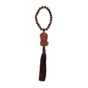 Hand Carved Buddha Mala Amulet Bracelet